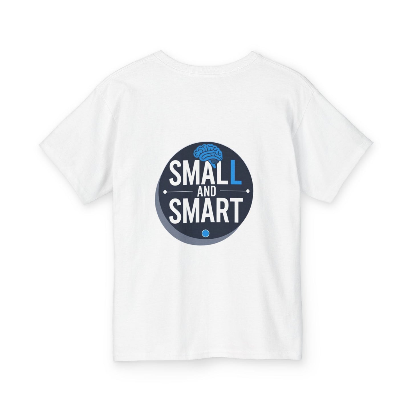 Small and Smart Youth Tee - Fun Cotton T-Shirt for Kids